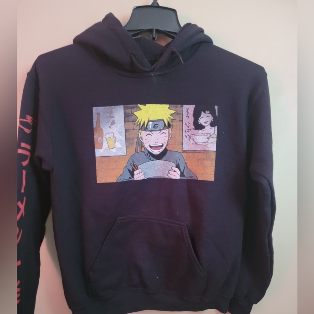 Ripple Junction Naruto Shippuden Unisex Ichiraku Ramen Pull Over Fleece Hoodie